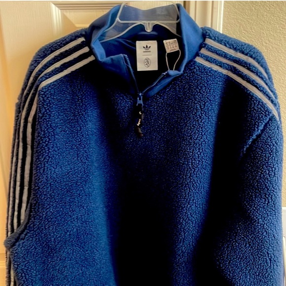 ADIDAS ORIGINALS A.B SHERPA CREW Sweatshirt - Picture 9 of 9